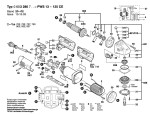 Bosch 0 603 280 903 Pws 13-125 Ce Angle Grinder 230 V / Eu Spare Parts